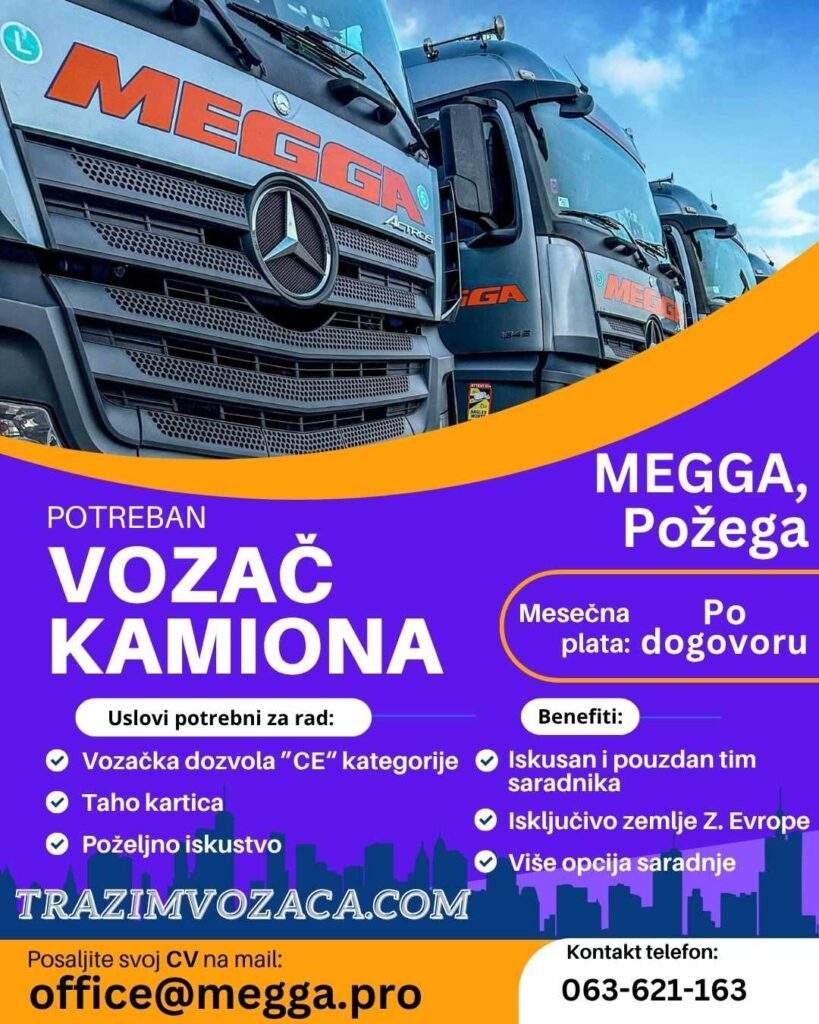 posao vozaca pozega ce kategorija